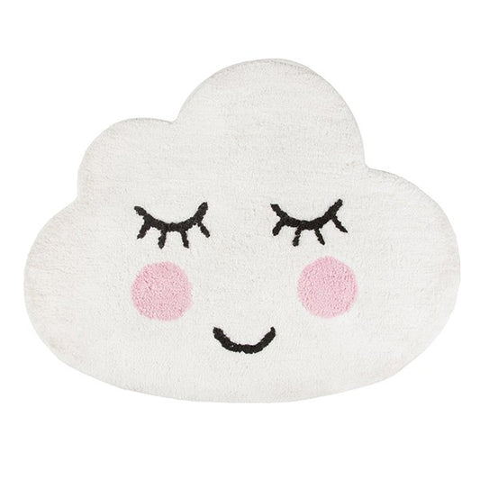 Cloud shaped rug