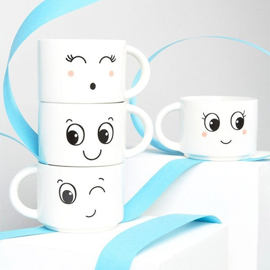 Stacking Mug set - Funny faces